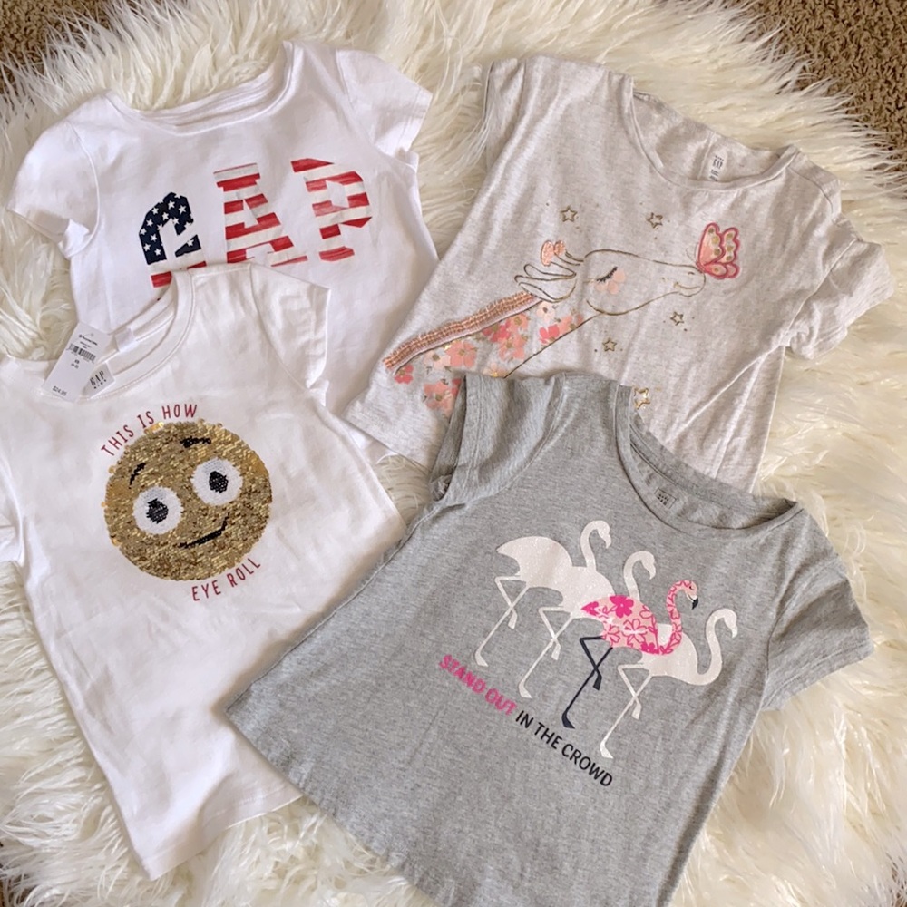 Gap tshirt bundle size 5